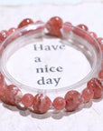 Rhodochrosite Crystal Bracelet