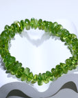 Peridot Crystal Bracelet
