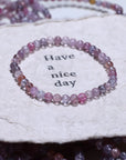 Spinel Crystal Bracelet