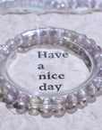 Kunzite Crystal Bracelet