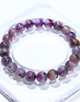 Purple Titanium Auralite 23 Crystal Bracelet