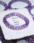 Amethyst Crystal Bracelet