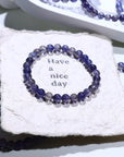 Iolite Crystal Bracelet