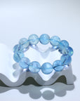 Aquamarine Crystal Bracelet
