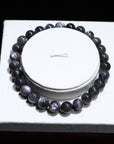 Black Gold Backbone Crystal Bracelet
