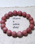 Pink Opal Crystal Bracelet