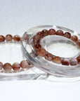 Red Rutile Crystal Bracelet