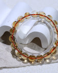 Citrine Sea Urchin Quartz Crystal Bracelet