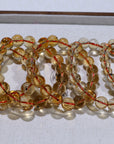 Citrine Sea Urchin Quartz Crystal Bracelet