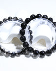Black Rutile Crystal Bracelet