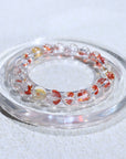 Fire Quartz Crystal Bracelet