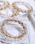 Citrine Urchin Crystal Bracelet