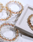 Citrine Urchin Crystal Bracelet