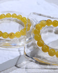 Beeswax Amber Crystal Bracelet