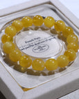 Beeswax Amber Crystal Bracelet