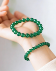 Green Agate Crystal Bracelet