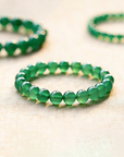 Green Agate Crystal Bracelet