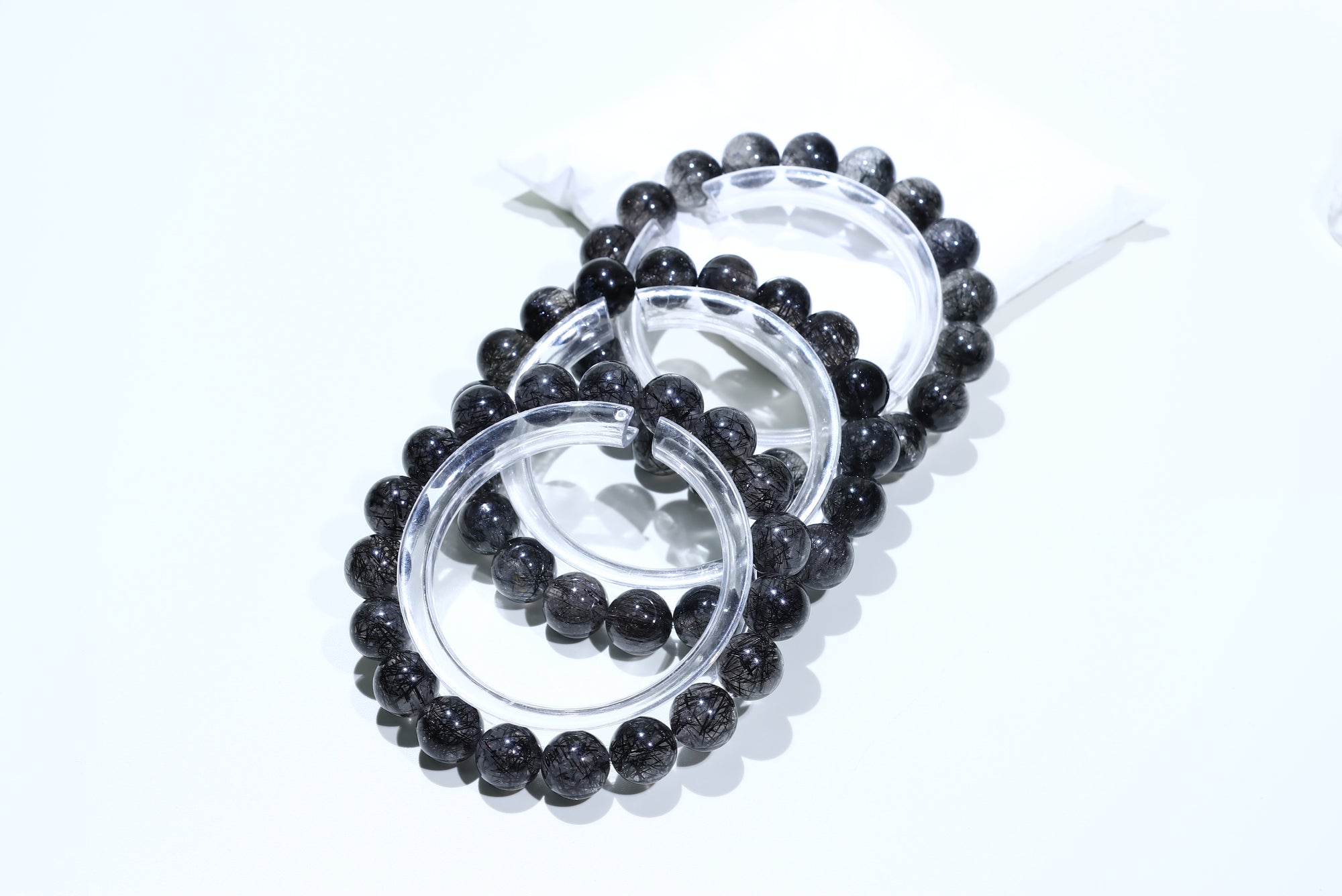 Black Rutile Crystal Bracelet