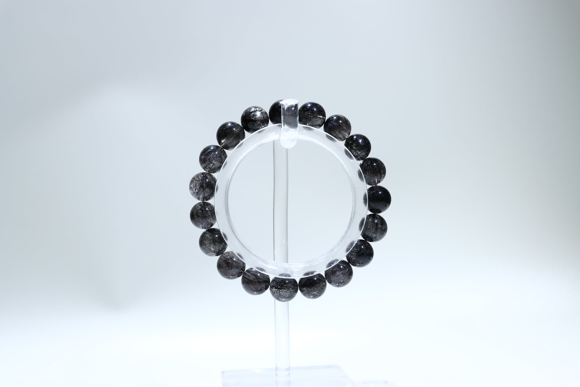 Black Rutile Crystal Bracelet