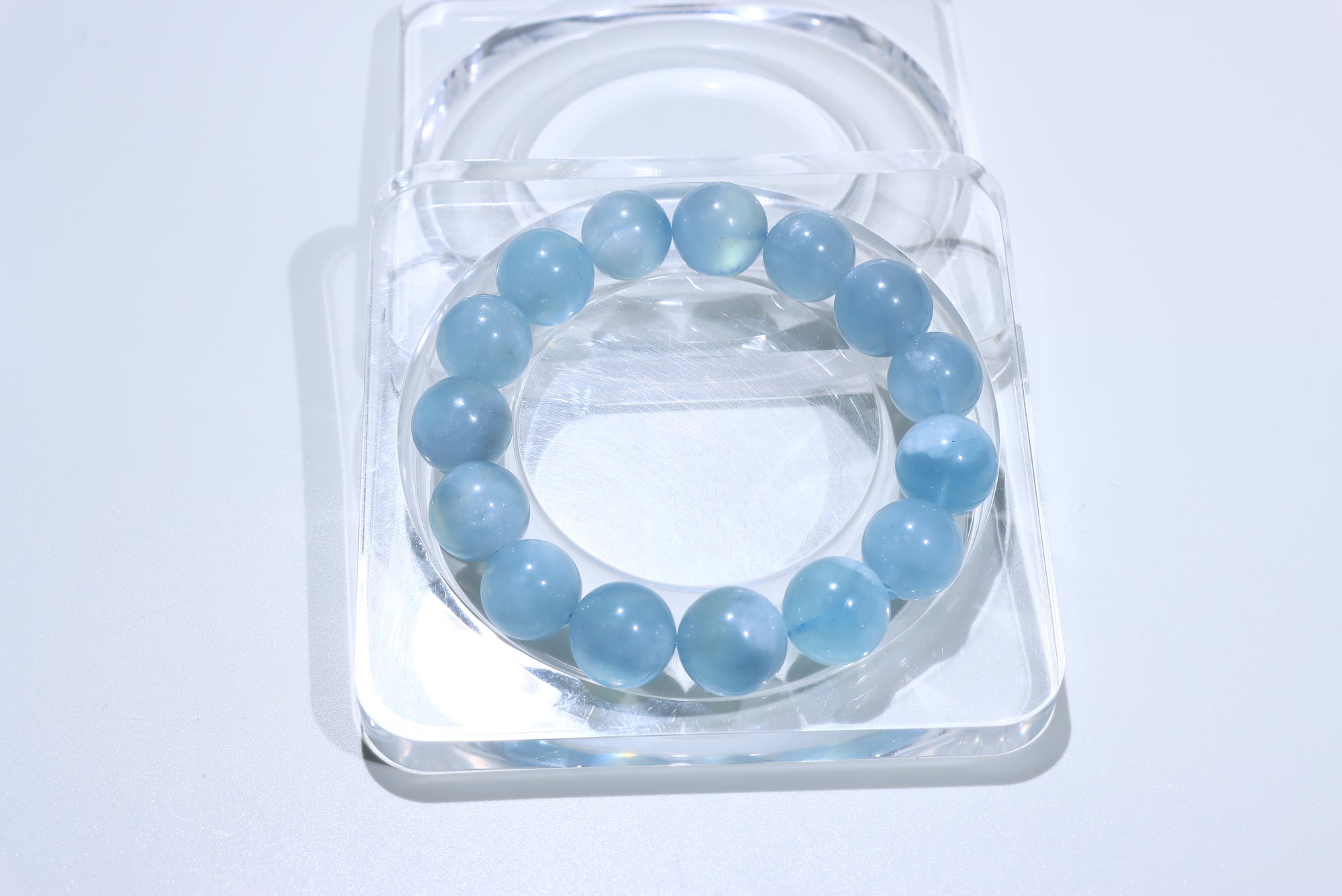 Aquamarine Crystal Bracelet