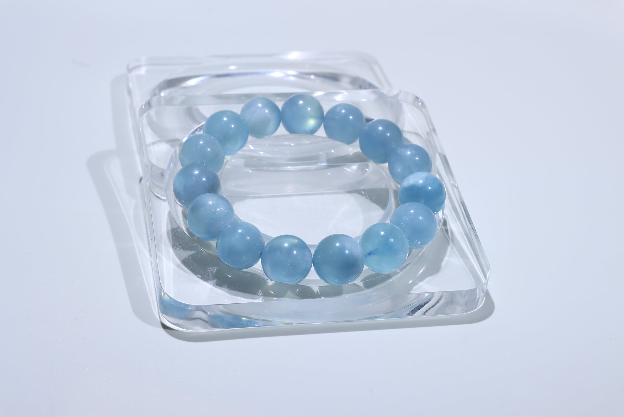 Aquamarine Crystal Bracelet