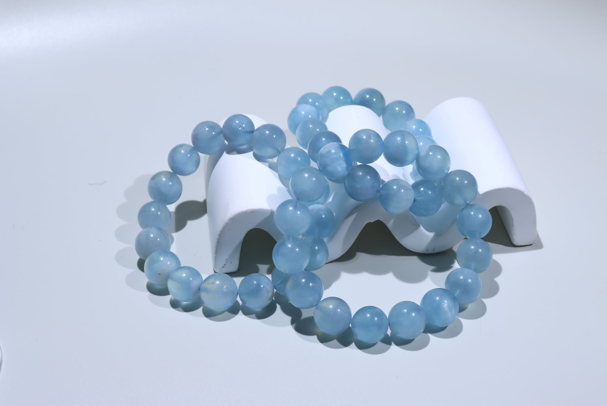 Aquamarine Crystal Bracelet