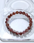 Pink Rutile Crystal Bracelet