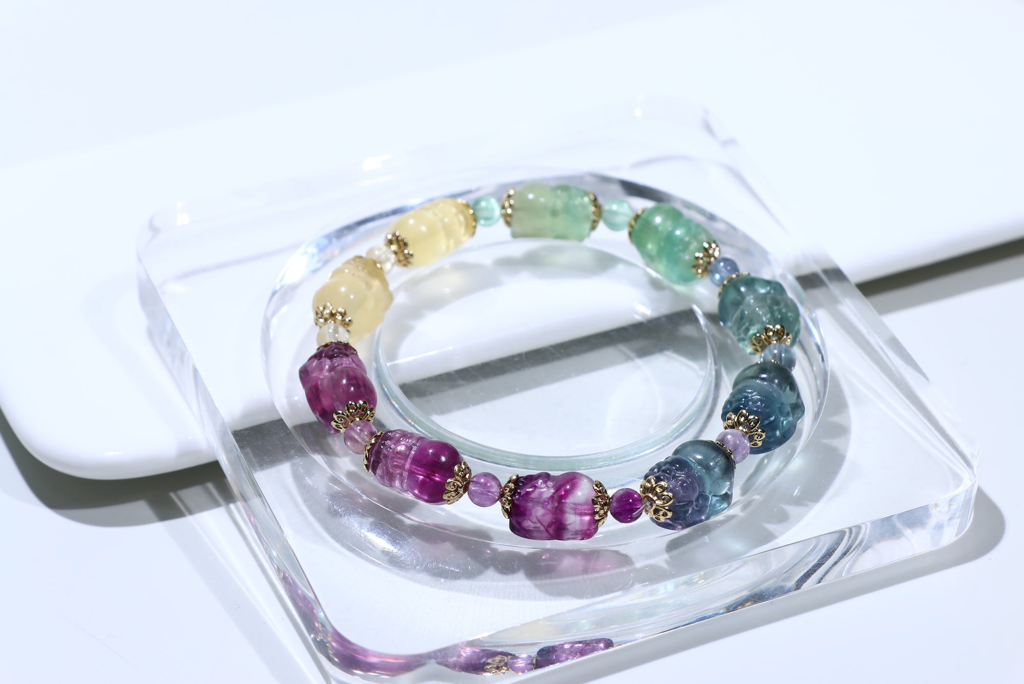 Fluorite PiXiu Crystal Bracelet
