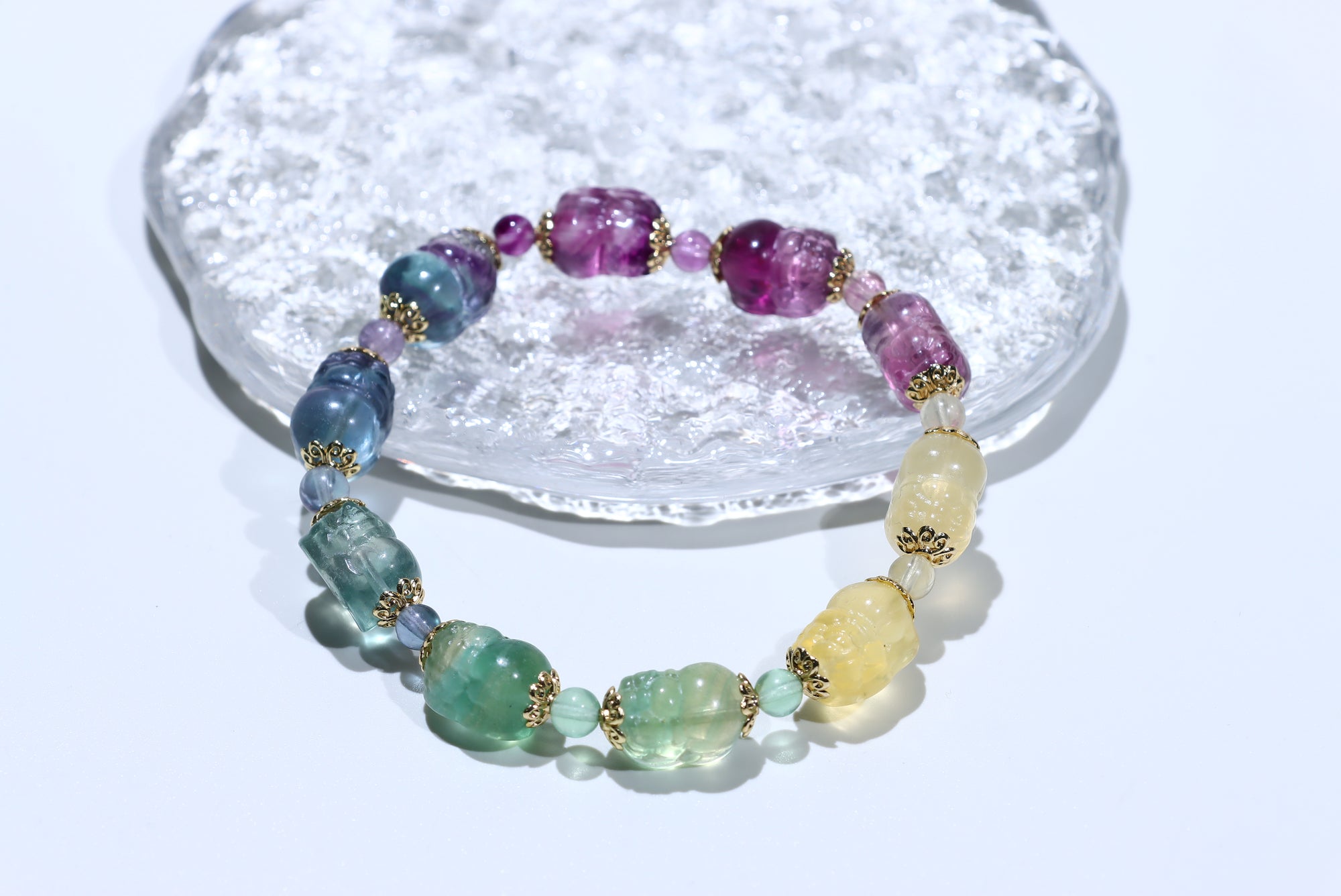 Fluorite PiXiu Crystal Bracelet