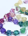 Fluorite star Crystal Bracelet