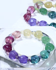 Fluorite star Crystal Bracelet