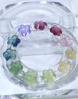 Fluorite Flower  Crystal Bracelet