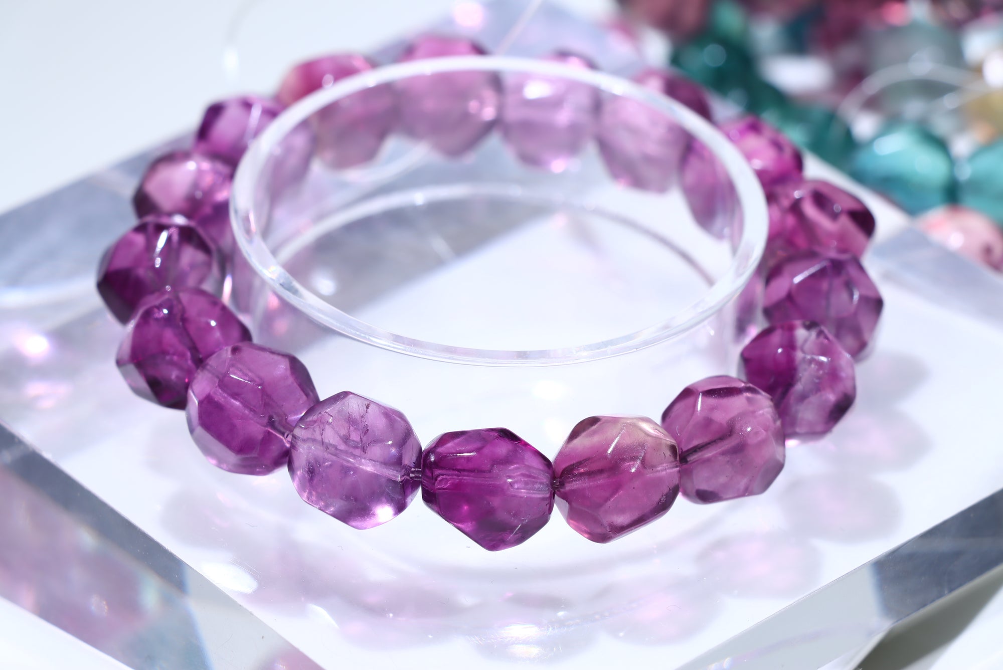 Fluorite Crystal Bracelet