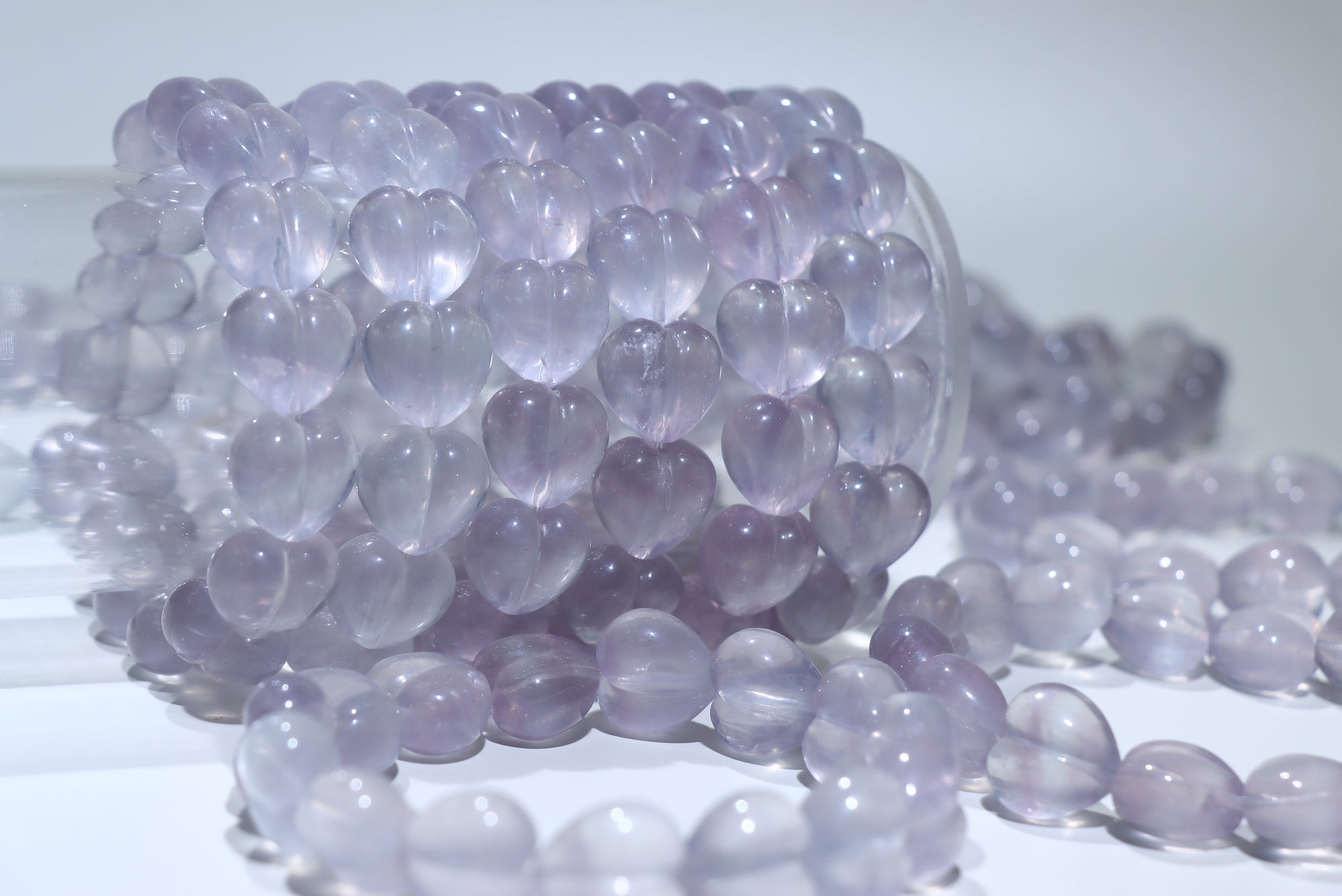 Purple fluorite Crystal Bracelet