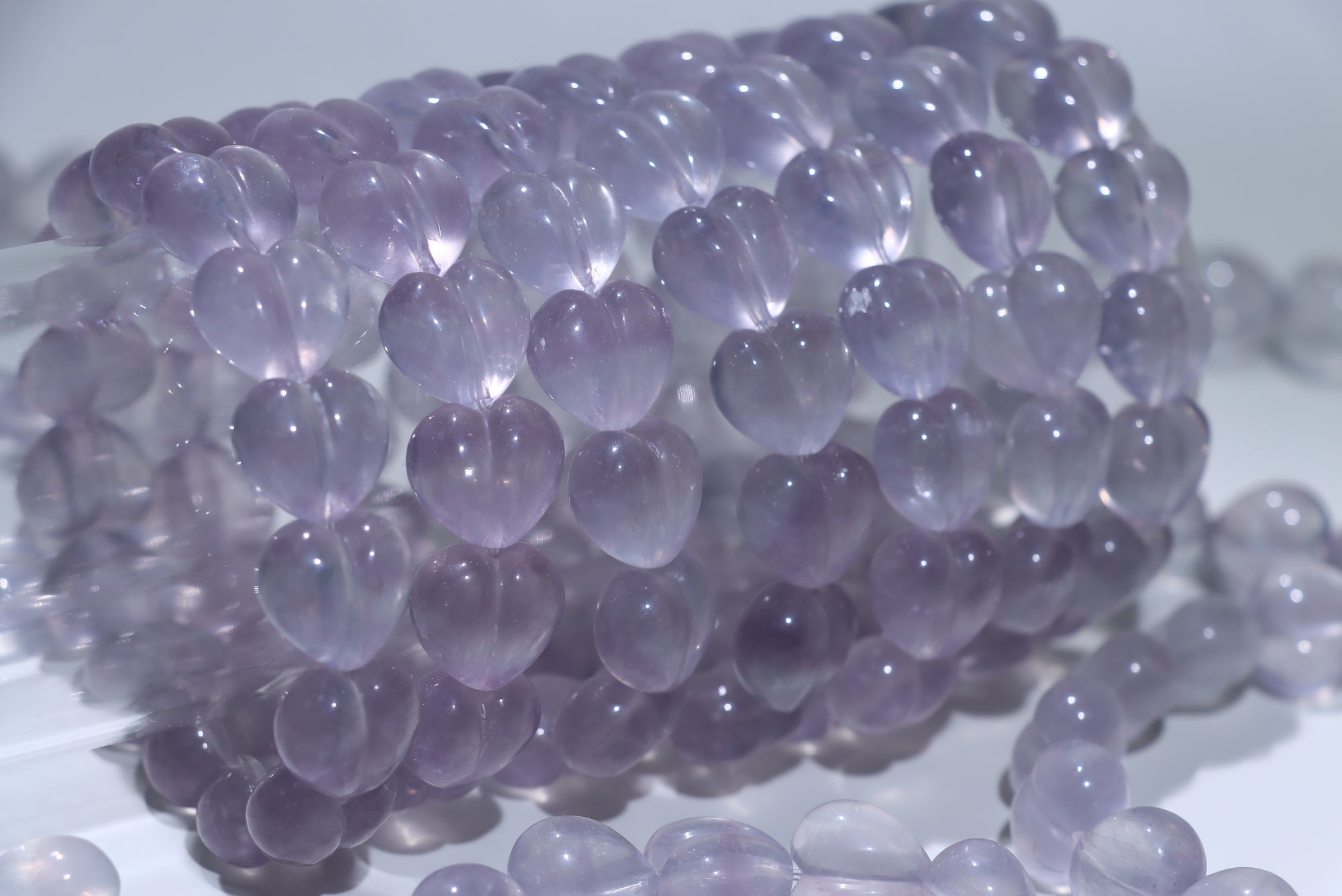 Purple fluorite Crystal Bracelet