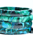 Malachite Crystal bangle