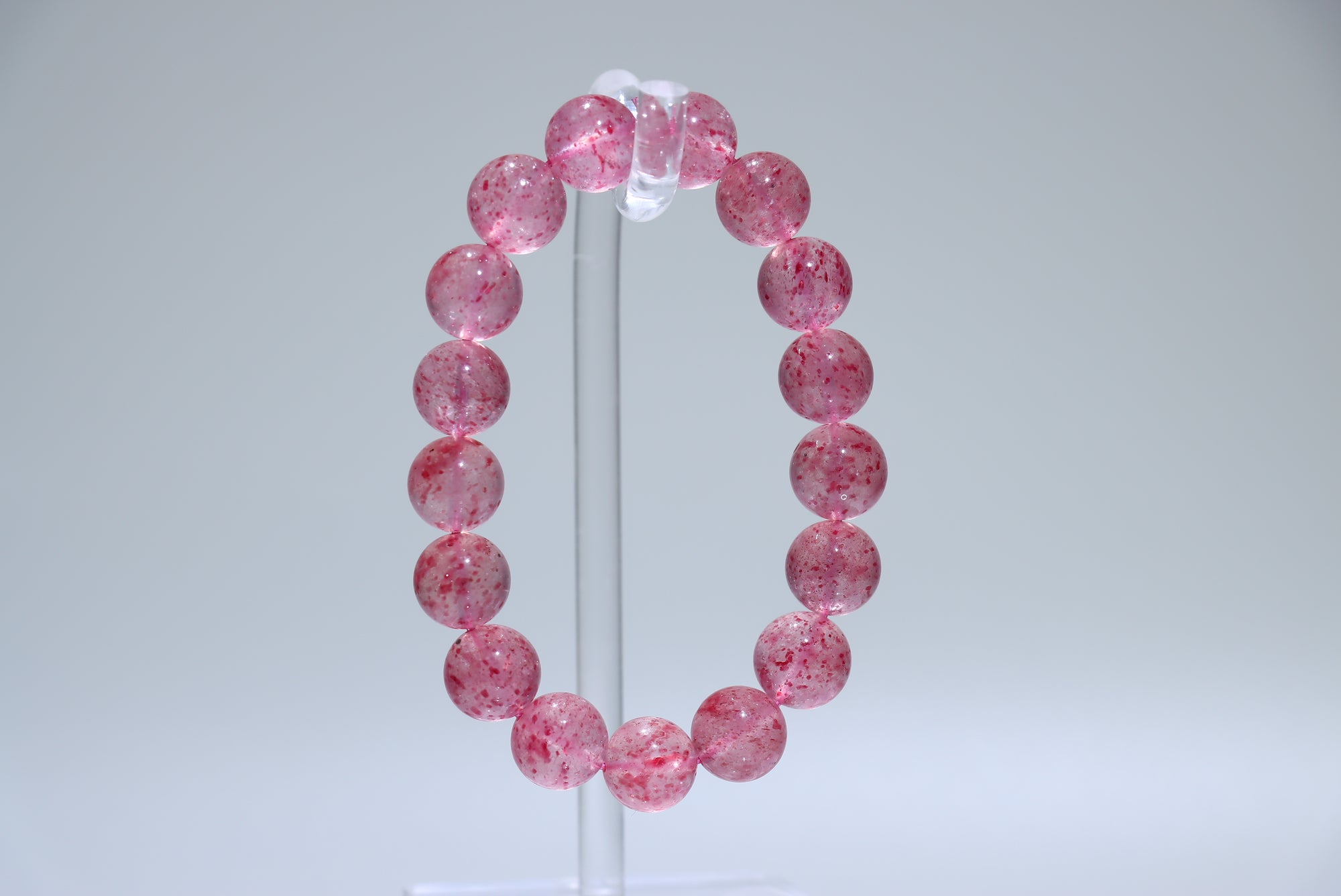 Strawberry quartz Crystal Bracelet