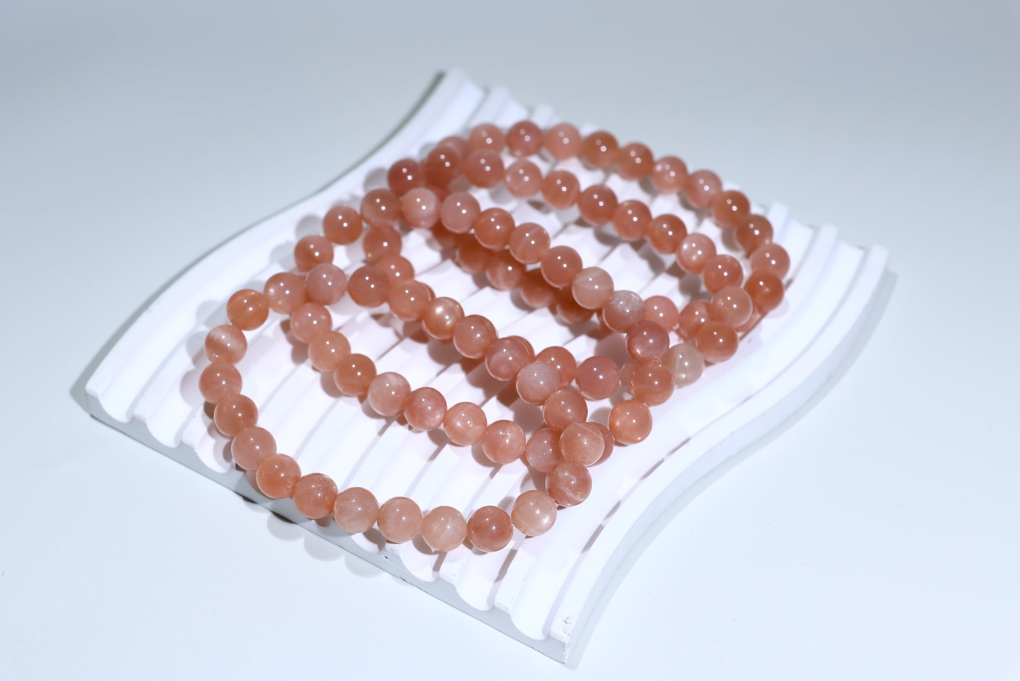 Orange Moonstone Crystal Bracelet