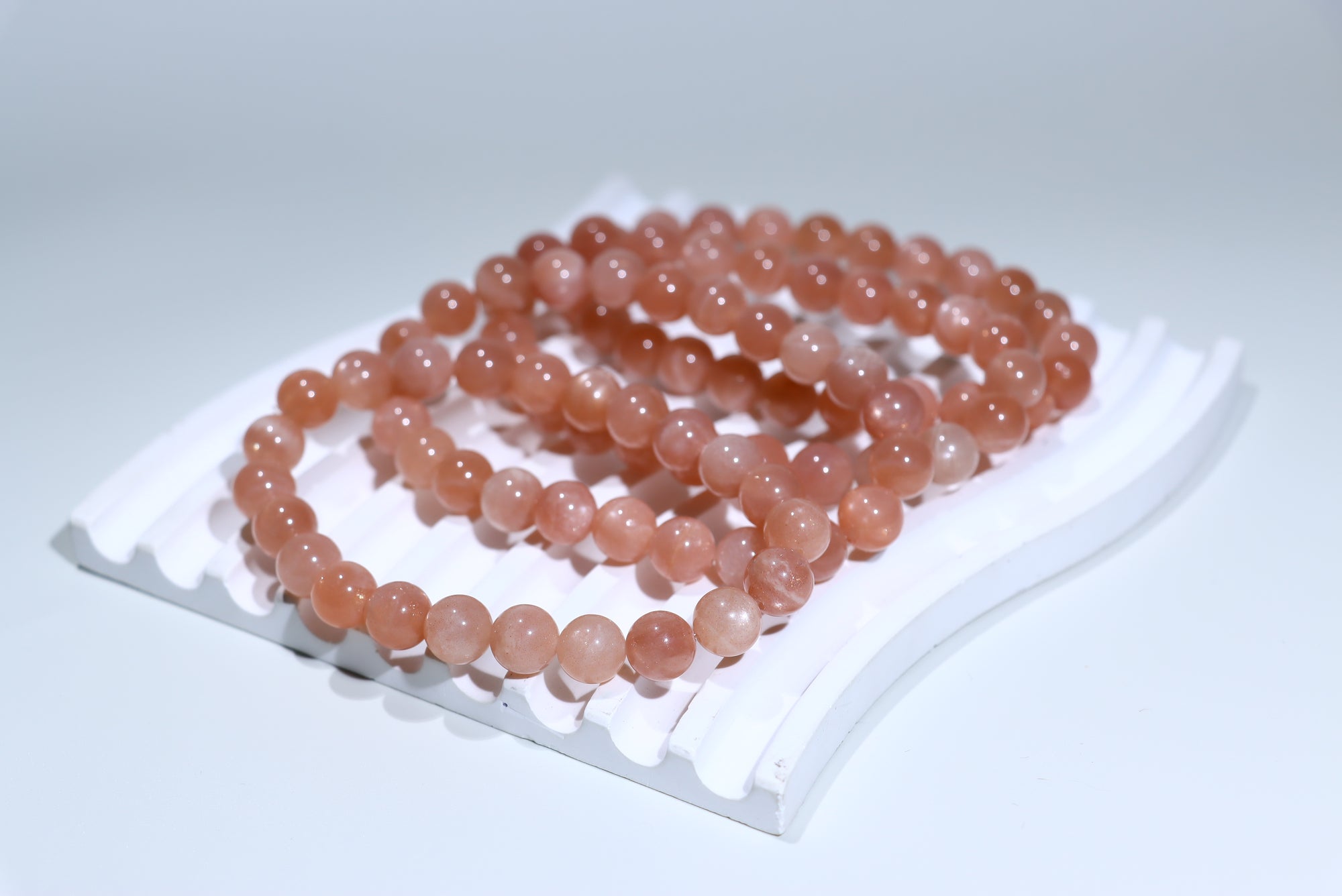 Orange Moonstone Crystal Bracelet
