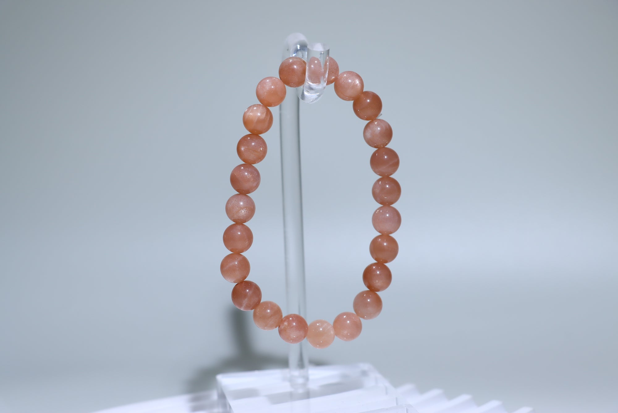 Orange Moonstone Crystal Bracelet