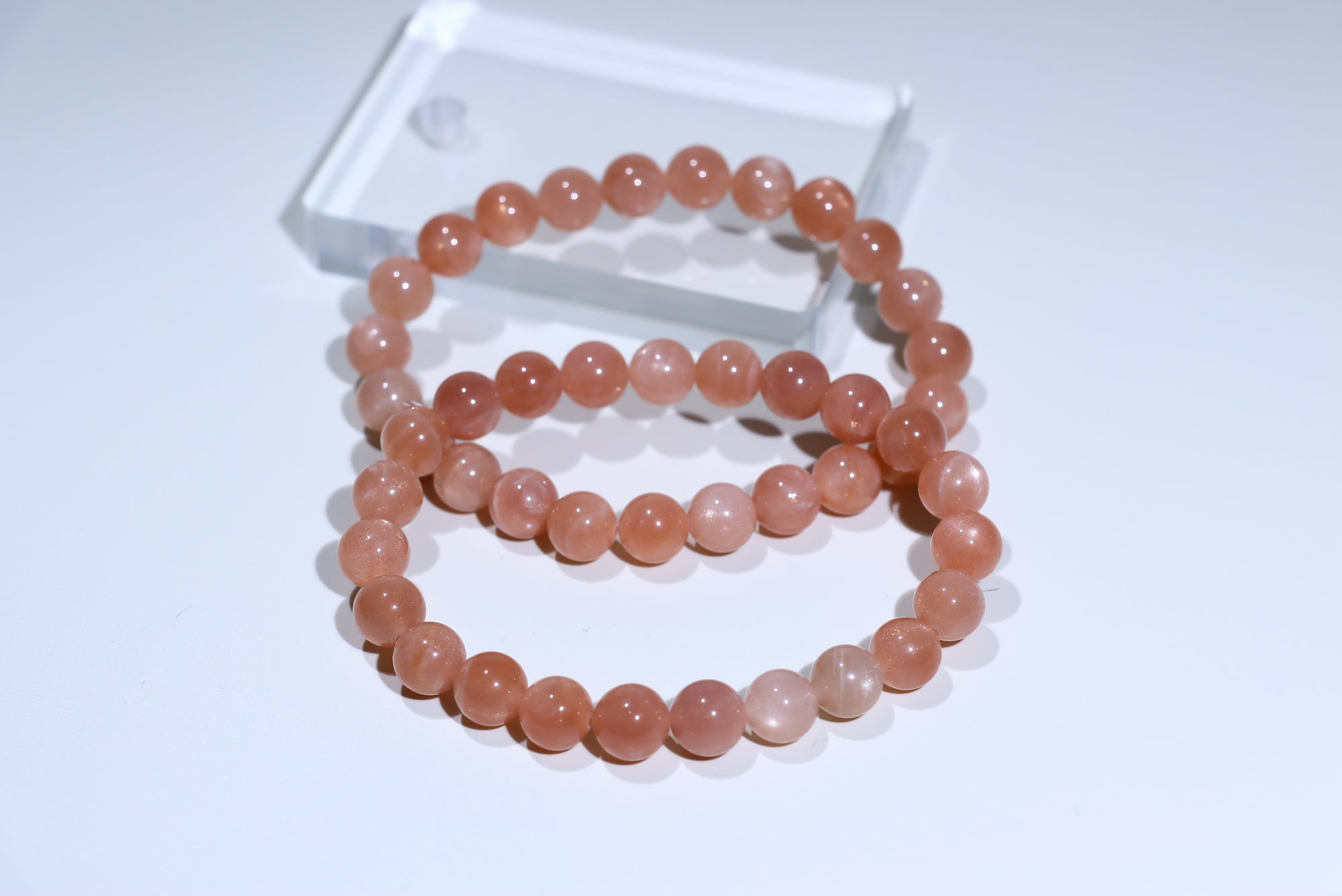Orange Moonstone Crystal Bracelet