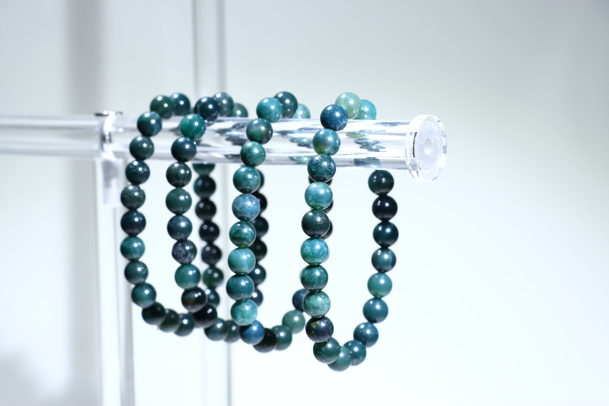 Aquatic plants agate Bracelet