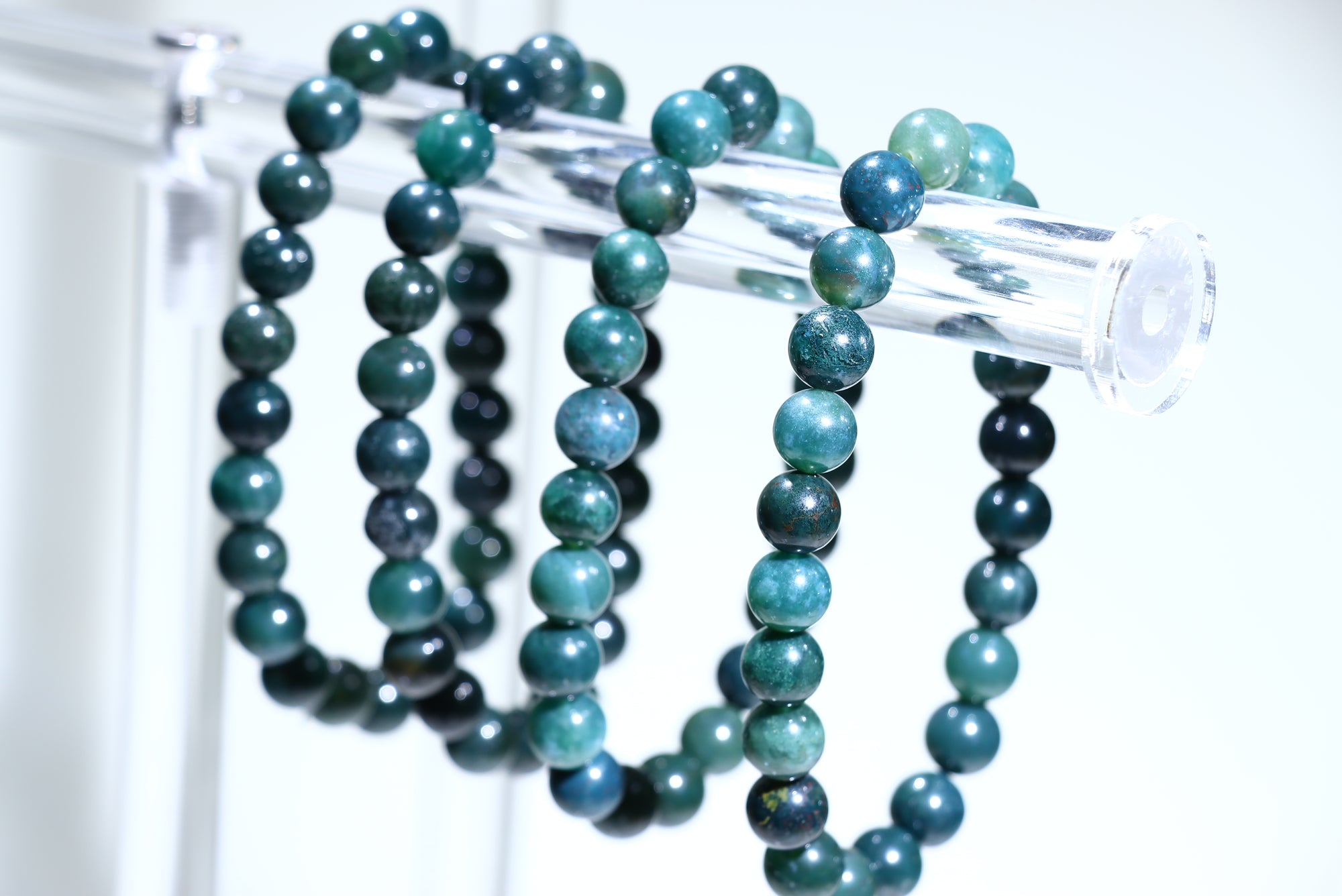 Aquatic plants agate Bracelet