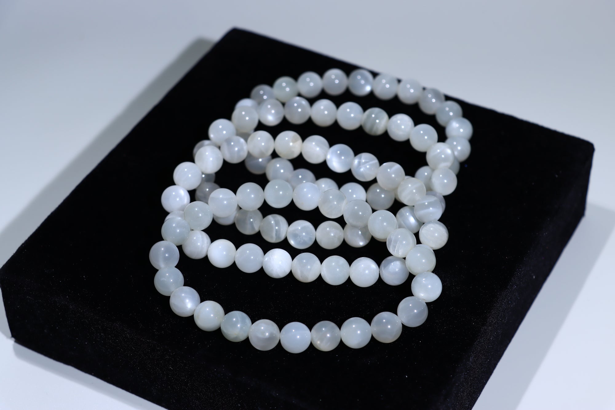 white Moonstone Crystal Bracelet