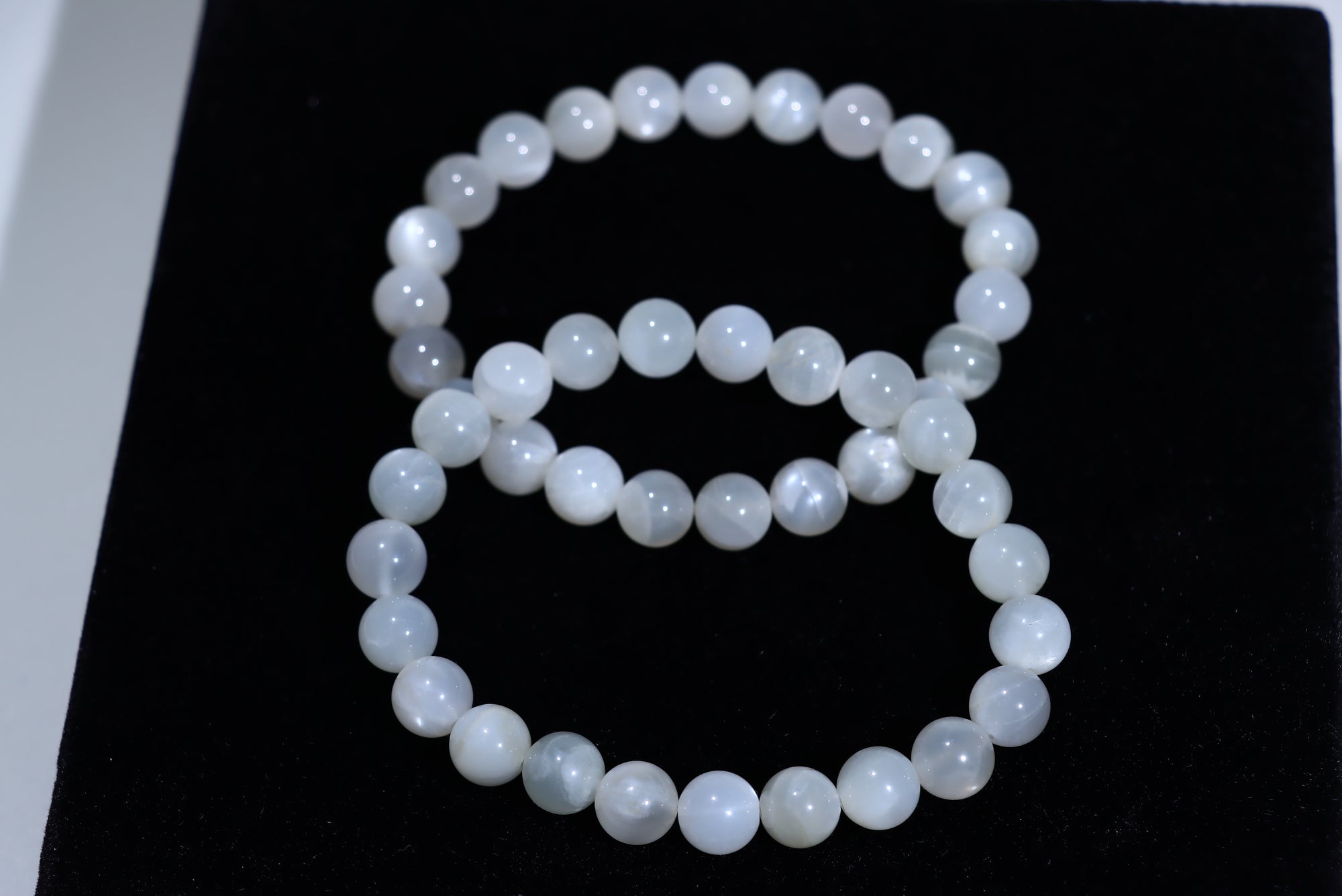 white Moonstone Crystal Bracelet