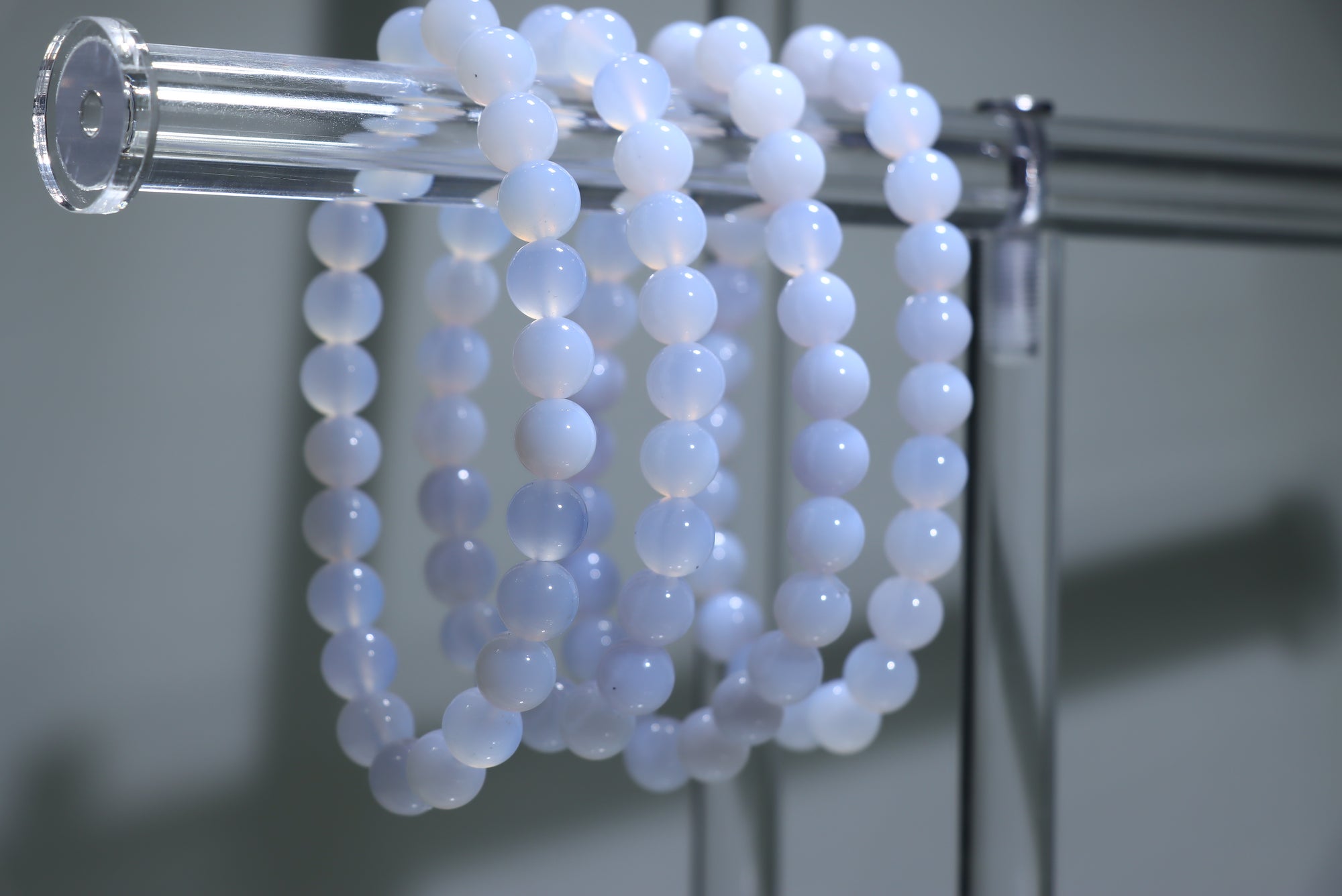Blue vein agate Crystal Bracelet