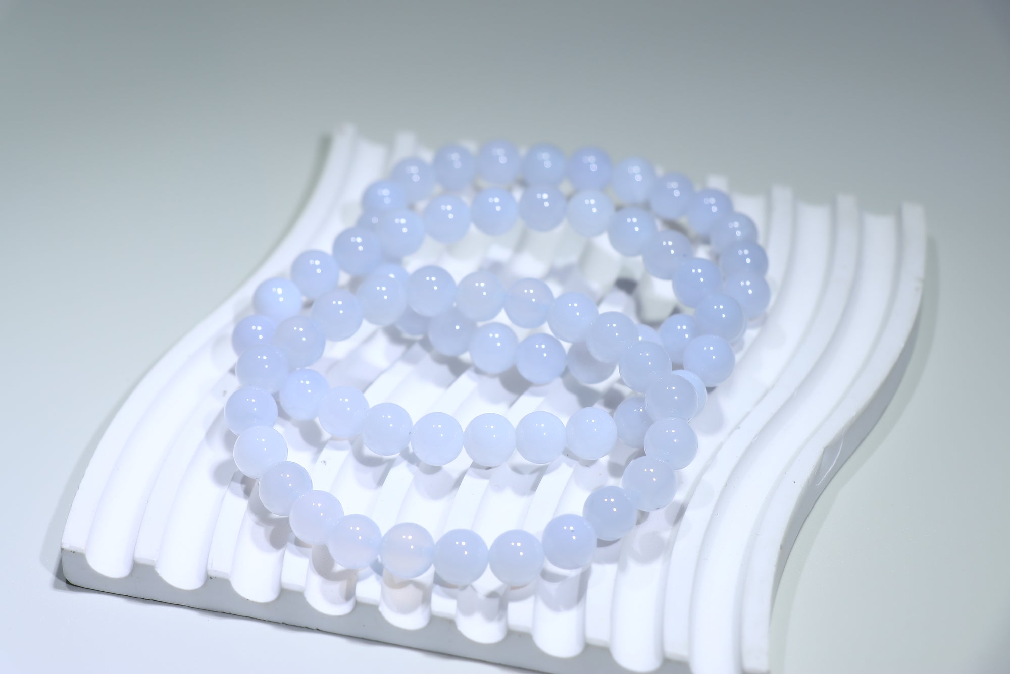 Blue vein agate Crystal Bracelet