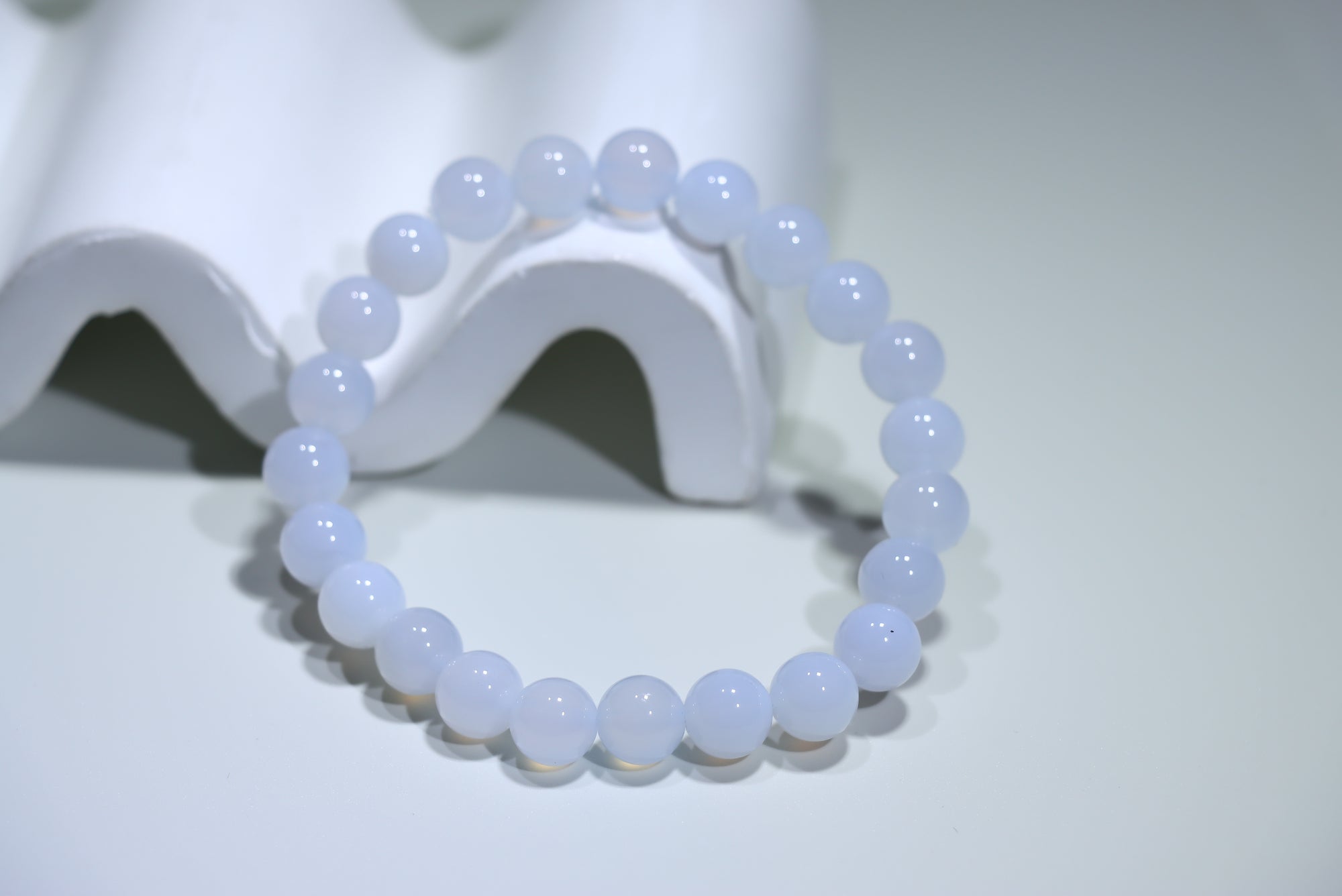 Blue vein agate Crystal Bracelet