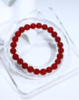 Red agate Crystal Bracelet