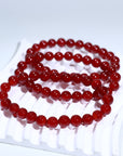 Red agate Crystal Bracelet